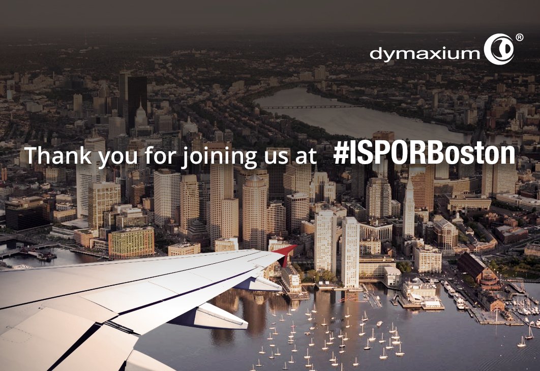 Dymaxium's tweet photo. Close another 1 #ISPORBoston. Next 4 Dymaxium-Webinar: Evaluating Payr Opinion vs Behavior 4 Better Decision Making https://t.co/l9AF6Zsrbe https://t.co/rukYRKkeCO