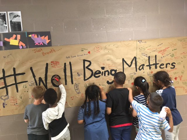 JimMartella's tweet photo. Inspired by @TDSB_Brant staff and our Wellness Day initiative. The students are deeply engaged by this work. https://t.co/CGjiN8NZ5H