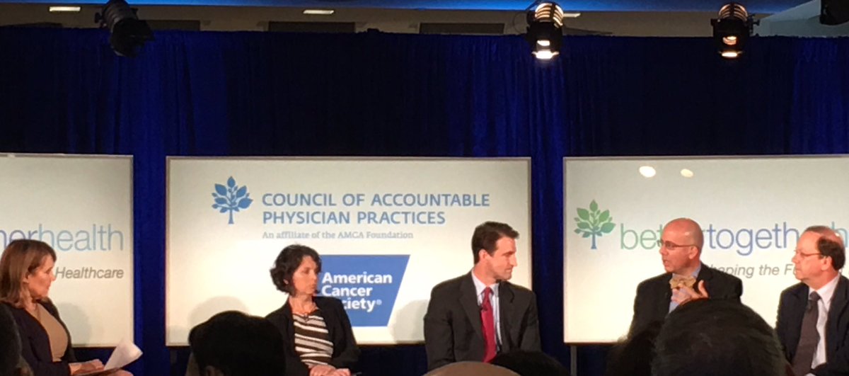 cancernowaydude's tweet photo. @johnbbulger at Geisinger: importance, value of patient access to their EHR, as well as their care team. #BetterTogetherHealth https://t.co/hy4gybVtNu