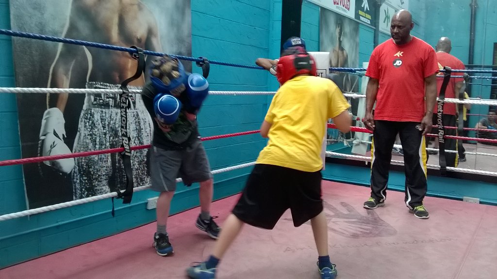 Children's Boxing Session <a href="/amirkingkhan/">Amir Khan</a> Gym AK Academy #BoltonBoxing