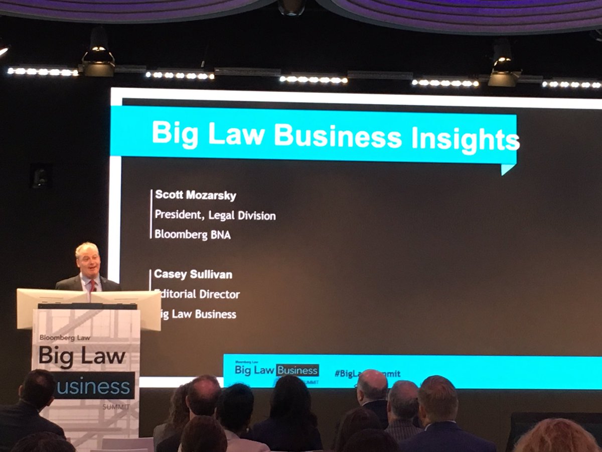 atlblog's tweet photo. Listening to @smozarsky speaking at the @BigLawBiz #BigLawSummit. --DL @BloombergLaw @BloombergBNA https://t.co/XyQgTAZLbV