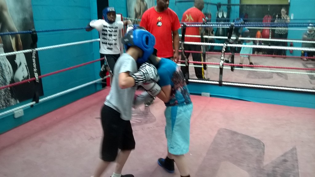 Children's Boxing Session <a href="/amirkingkhan/">Amir Khan</a> Gym AK Academy #BoltonBoxing