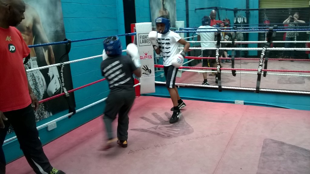 Children's Boxing Session <a href="/amirkingkhan/">Amir Khan</a> Gym AK Academy #BoltonBoxing