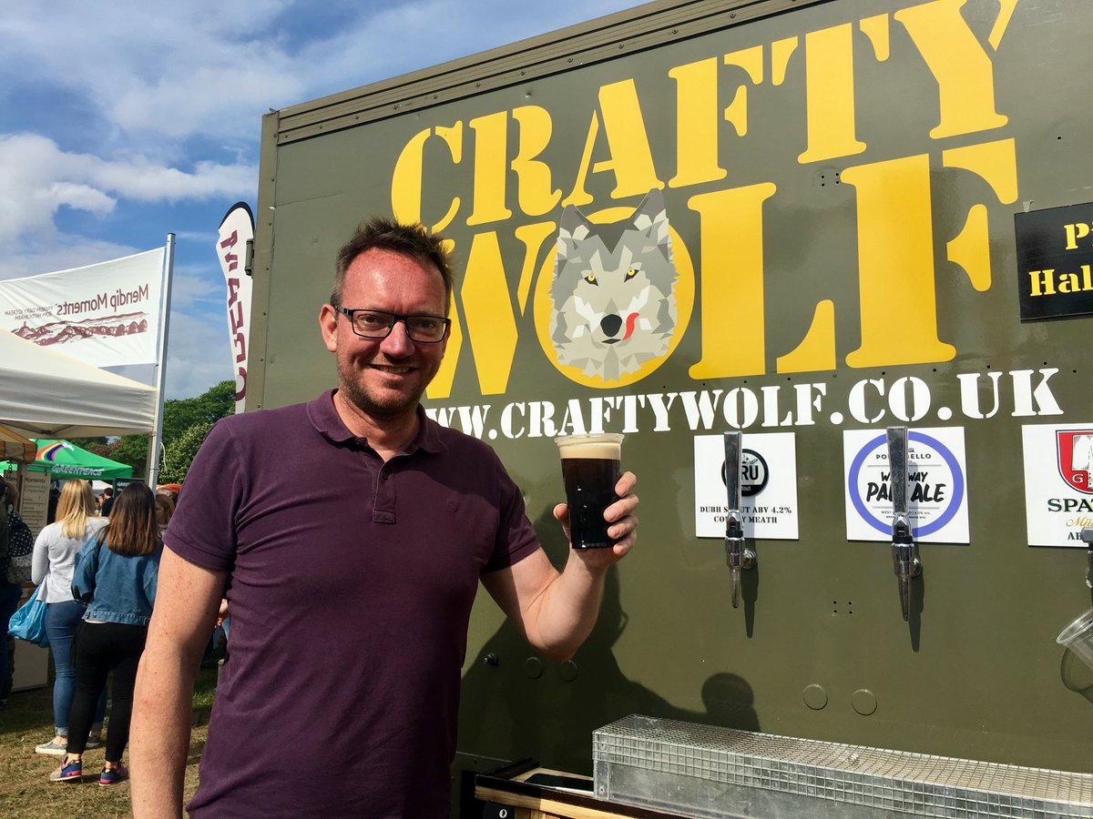 CraftyWolfBeer's tweet photo. Join us for a crafty pint or 2 at this weekend's #SyonPark @foodiesfestival. Tasty chilled #CraftBeer &amp; ciders await!🍻😋 https://t.co/0RoLFMTC1F