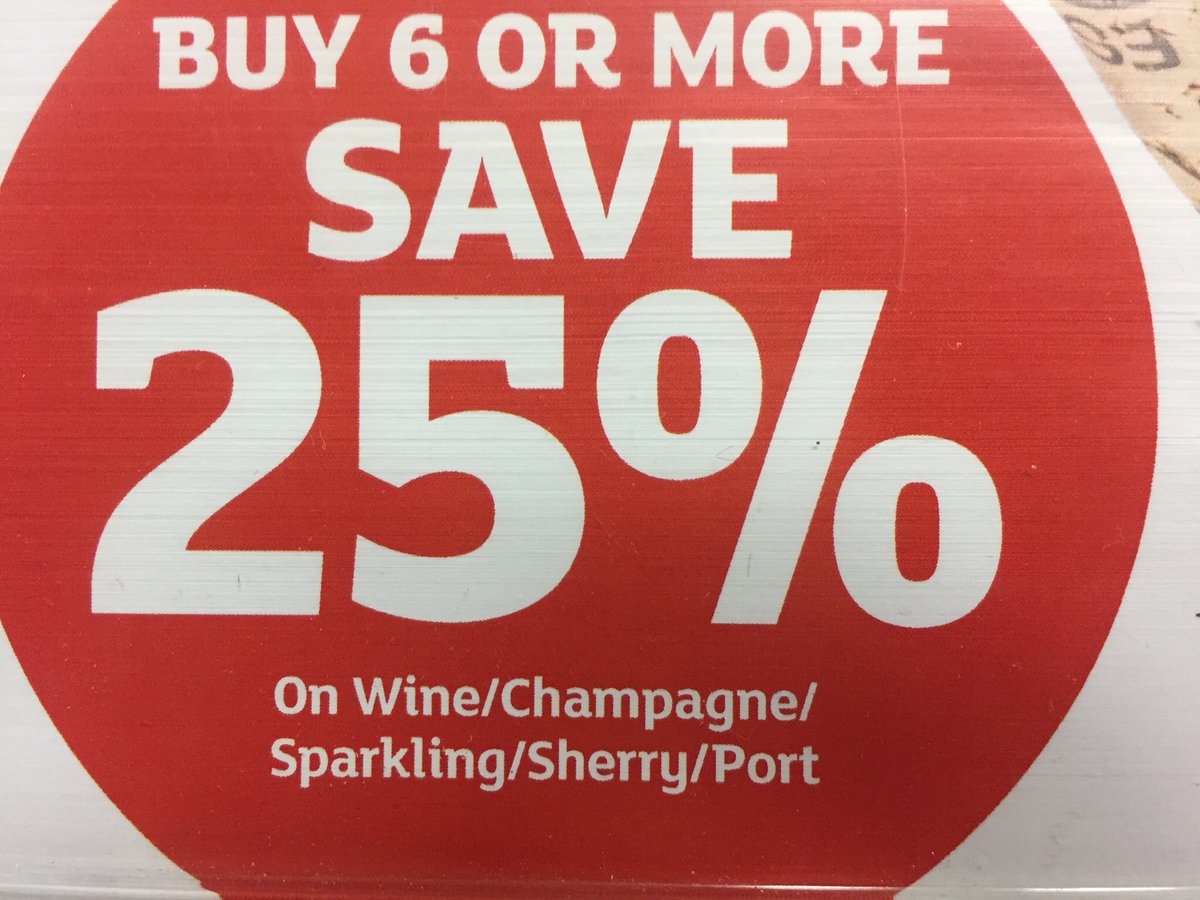 Irene_F73's tweet photo. so bank holiday weekend stock up on yr wine 25% 6 bottles fab offer call in @sainsburys Gosforth #N04JS https://t.co/D791OEnXFh