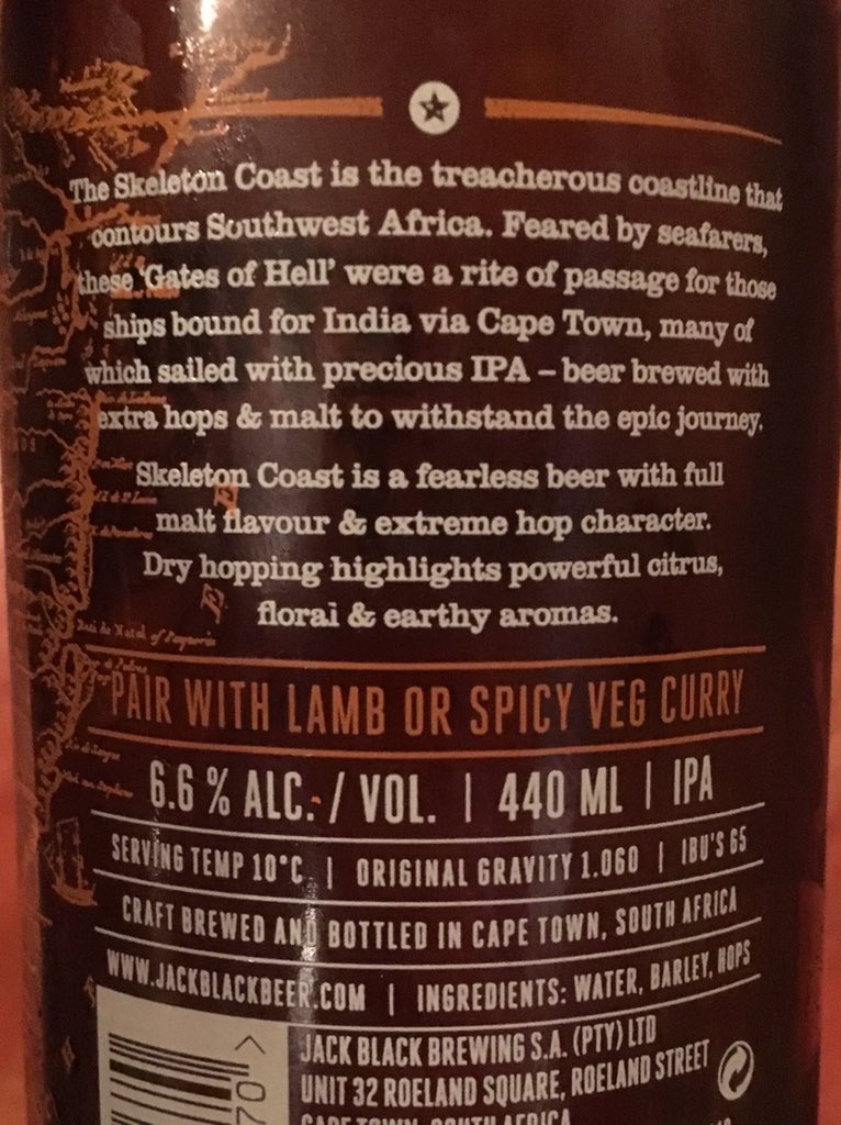 DaveStarley's tweet photo. Start of the 2nd tranche of this month's @leagueofbeers #ipmay #mixedcase. @JackBlackBeer #skeleton #coast Just as the notes say 👌🏻! #ipa https://t.co/4QXvvKQ5uy