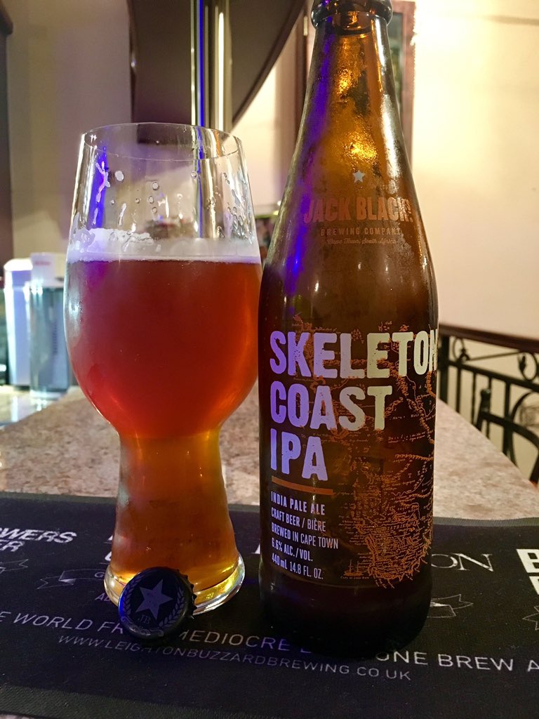 DaveStarley's tweet photo. Start of the 2nd tranche of this month's @leagueofbeers #ipmay #mixedcase. @JackBlackBeer #skeleton #coast Just as the notes say 👌🏻! #ipa https://t.co/4QXvvKQ5uy