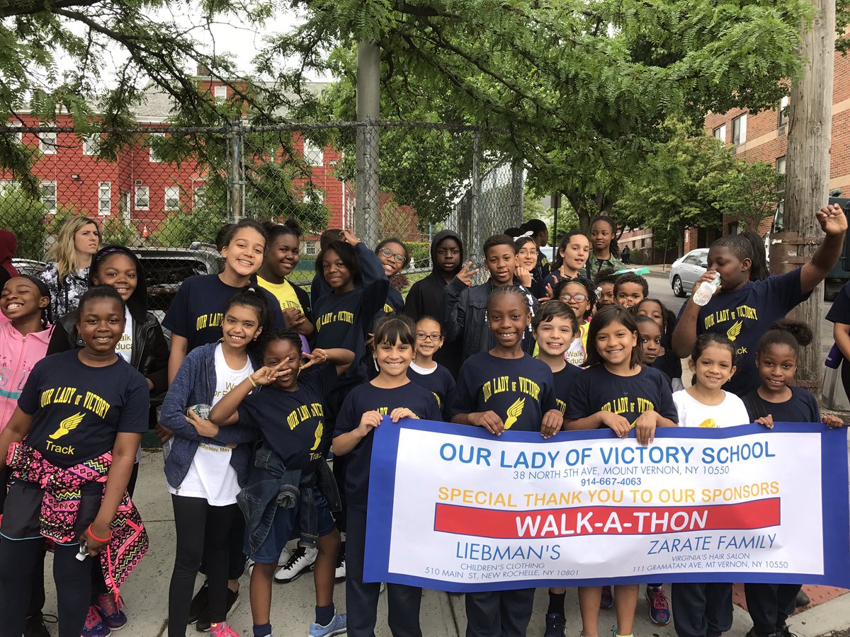 OLV_School_MtV's tweet image. OLV sends a special thank you to @liebmans1926 for our walkathon banner