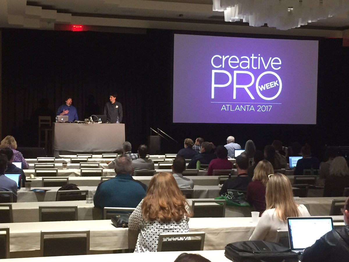 gilbertconsult's tweet image. @dblatner and @justinputney are talkin&apos; &apos;bout #HTML in and out of #InDesign at #CProWeek.