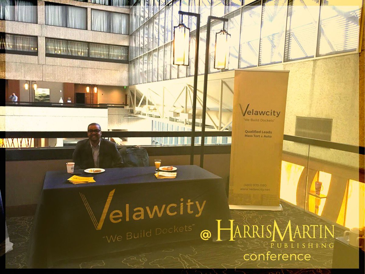 Velawcity_'s tweet photo. Our Team #Velawcity at the @HarrisMartinPub Conference in San Antonio! Say Hi if you're around!
#WeBuildDockets https://t.co/ZHs1OpDWdS