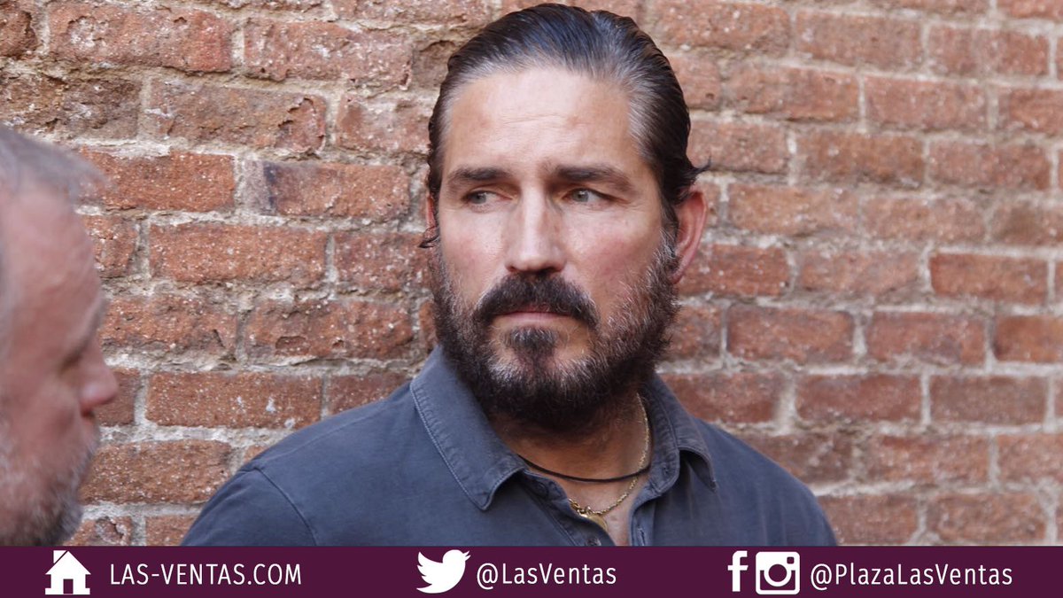 📸 | El actor estadounidense Jim Caviezel, hoy en #LasVentas para presenciar la 14ª de #SanIsidro2017.