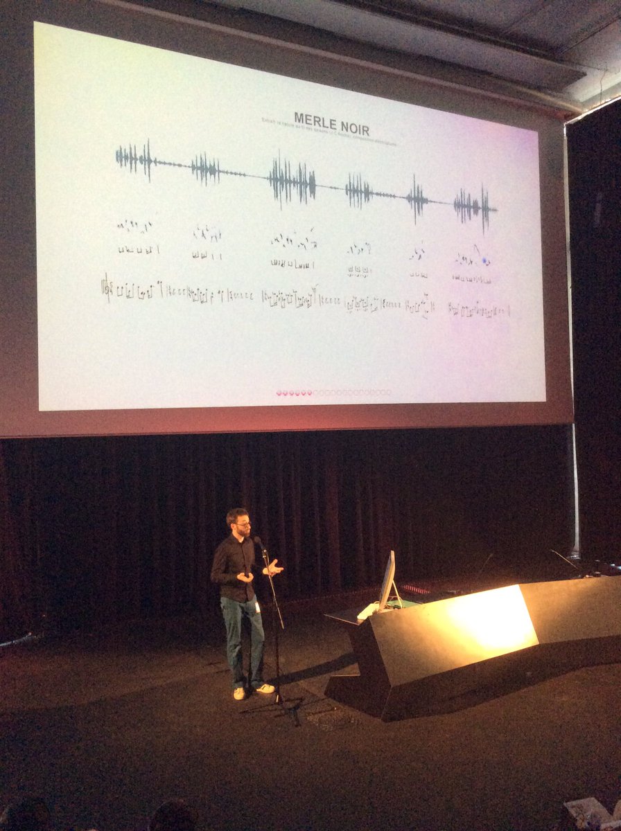 #PKNantes13 - 20h22 : Christophe Piot "pourquoi accompagner des chants d'oiseaux ?" #electroplume #musique #oiseaux #nature