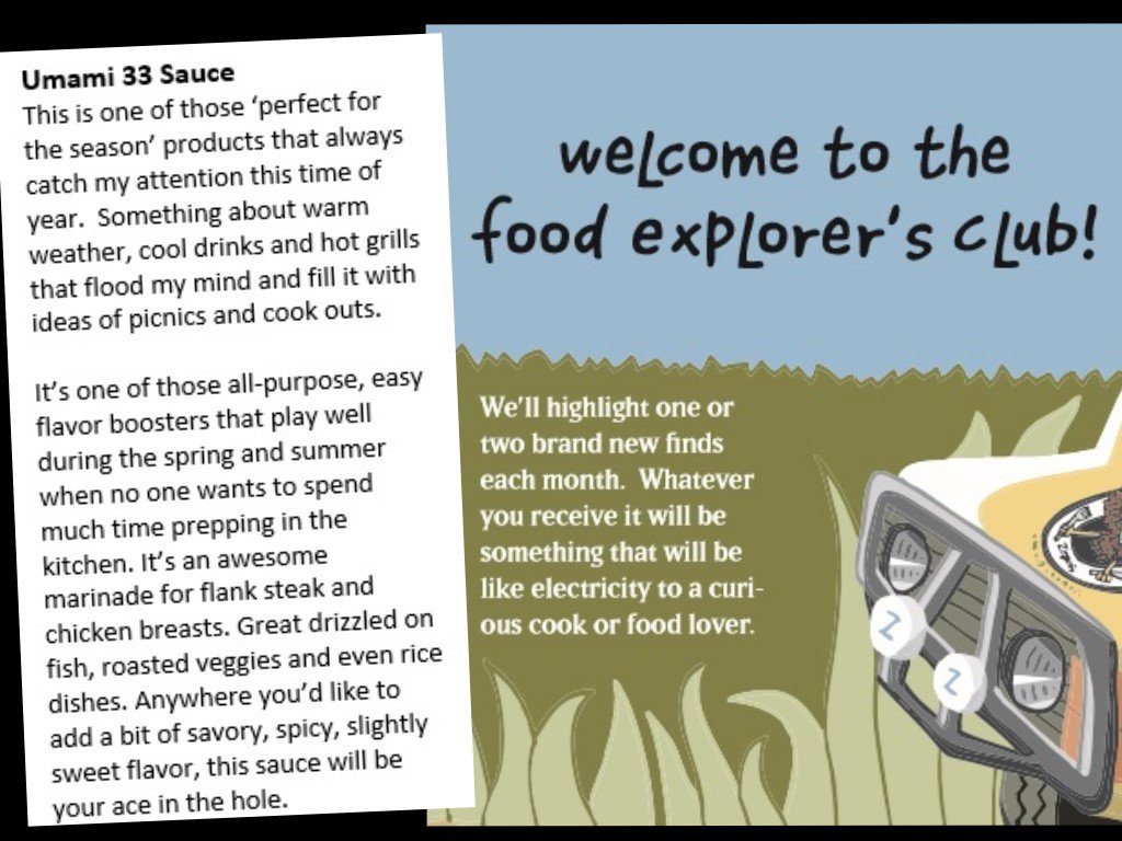 Umami 33 (@umami33) on Twitter photo Thrilled to be working with the fabulous <a href="/zingermans/">Zingerman's</a> for their May edition of The Food Explorer's Club! #umami33 #zingermans Thrilled to be working with the fabulous <a href="/zingermans/">Zingerman's</a> for their May edition of The Food Explorer's Club! #umami33 #zingermans
