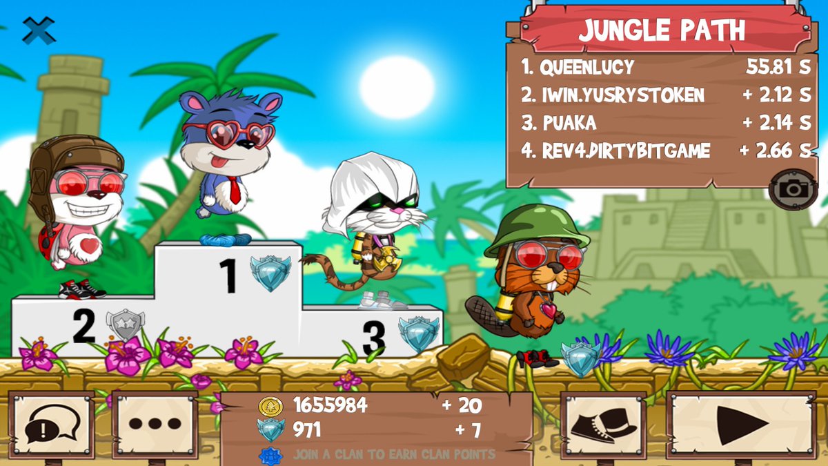 Restandpeace7's tweet photo. Having a blast @ #funrun2 #QueenLucy #YusRyStokEN #DIRTYBITGAME https://t.co/8jdHktxbPN