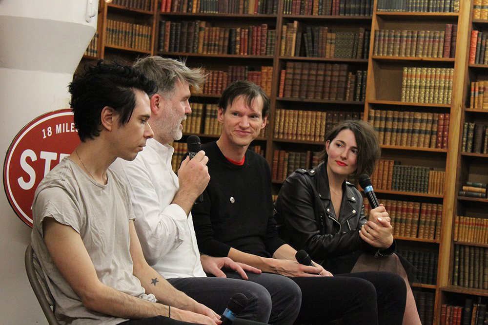 James Murphy of <a href="/lcdsoundsystem/">lcdsoundsystem</a> and Nick Zinner of <a href="/YYYs/">Yeah Yeah Yeahs</a> looked back on '00s NYC at <a href="/strandbookstore/">Strand Book Store</a> last night: bit.ly/2rVa4wE