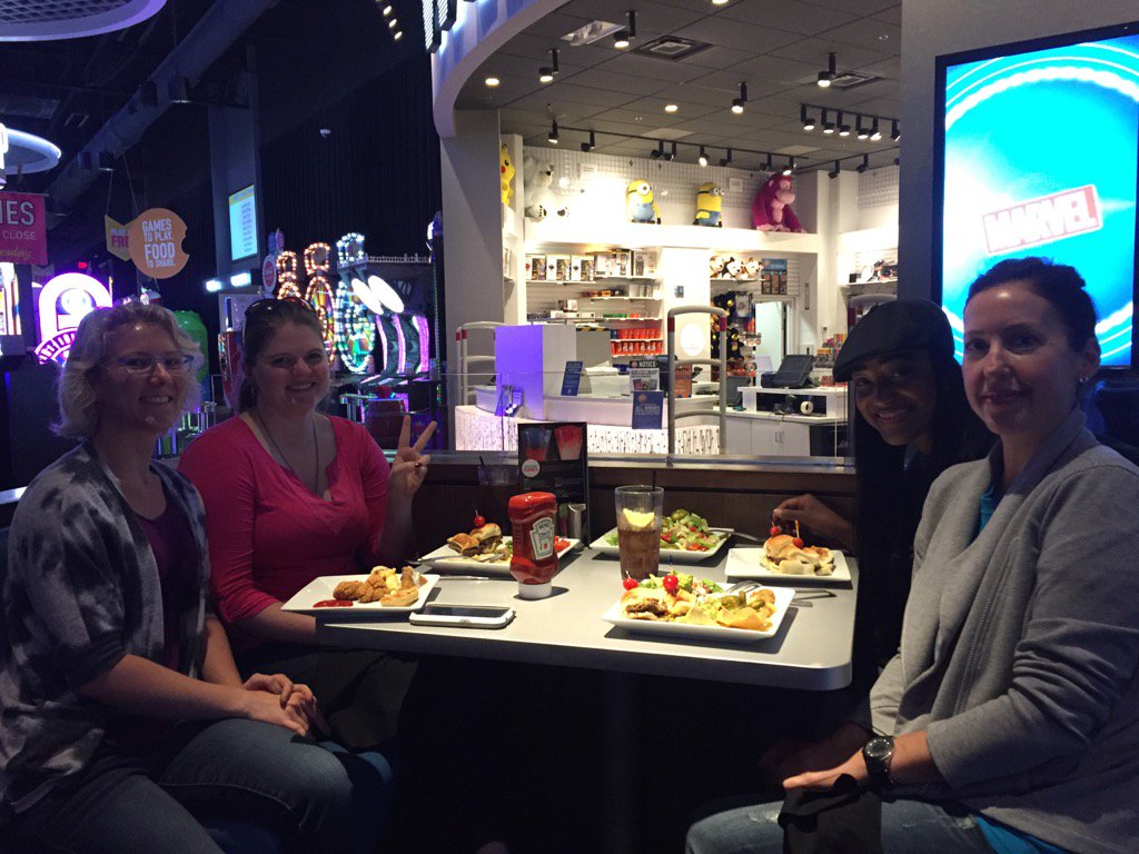 UpliftYasmin's tweet photo. Uplift's annual takeover of Dave &amp; Busters to celebrate our staff and another great year! We love you! #uplift https://t.co/VsdRTMNDKE