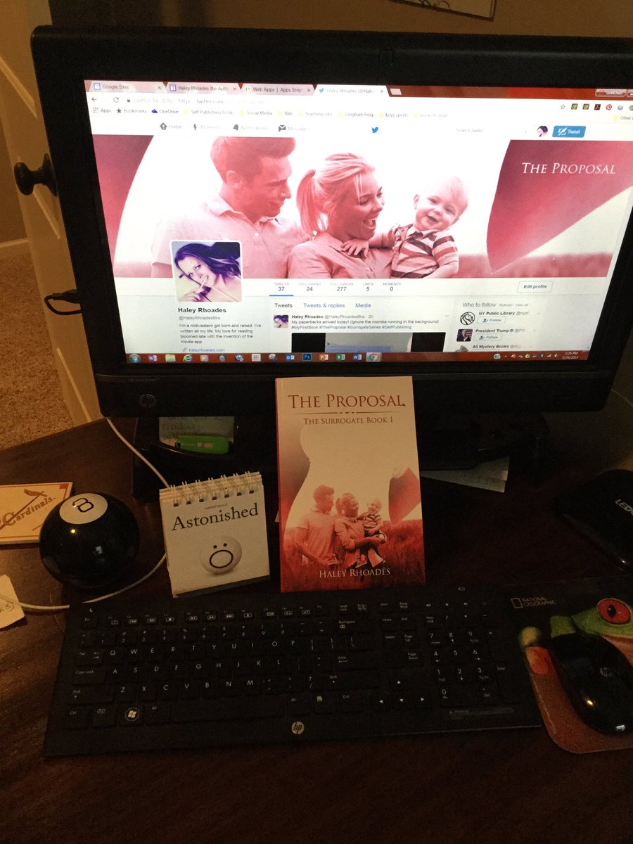 HaleyRhoadesBks's tweet photo. Astonished &amp; #blessed by my followers📲📈📚⬆️ #TheProposal #SurrogateSeries #selfpublishing #authors #Romance https://t.co/xCF0fBU7gk