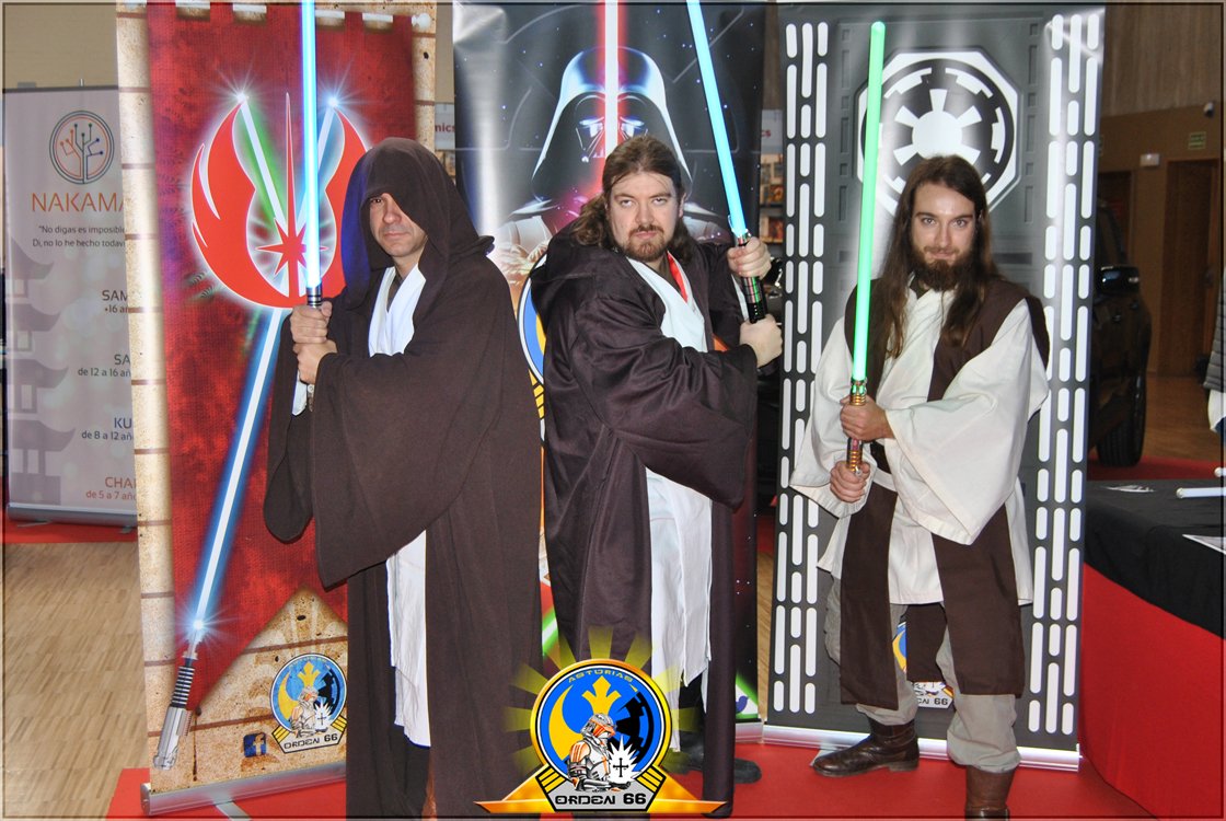Orden66Asturias's tweet photo. La fuerza de los maestros Jedi estuvo presente en @CantabriaAlt gracias a @OrdenRevanCan y @Orden66Asturias #StarWars #Order66 https://t.co/SLWj83Za1z