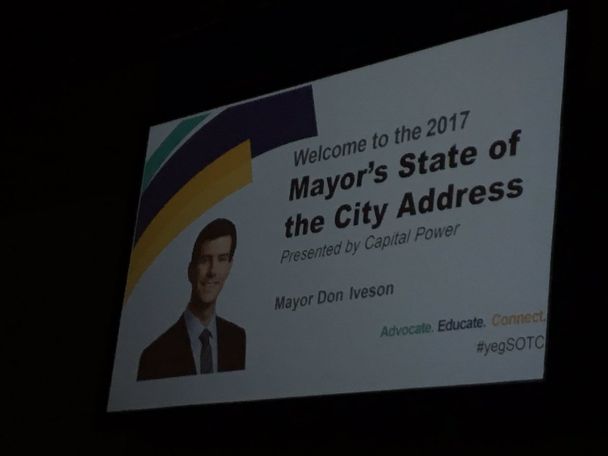 We are very happy to be at the <a href="/EdmontonChamber/">Edmonton Chamber of Commerce</a> for Mayor <a href="/doniveson/">Don Iveson</a> address today! 😊 #Edmonton #Construction #YEG