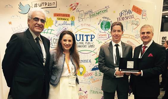 UITPLAD's tweet photo. AUTOPASS VENCE PRÊMIO UITP DE COMUNICAÇÃO DURANTE EVENTO MUNDIAL DE TRANSPORTE EM MONTREAL
https://t.co/qFZa6HJl4D https://t.co/4eAV3DxImo