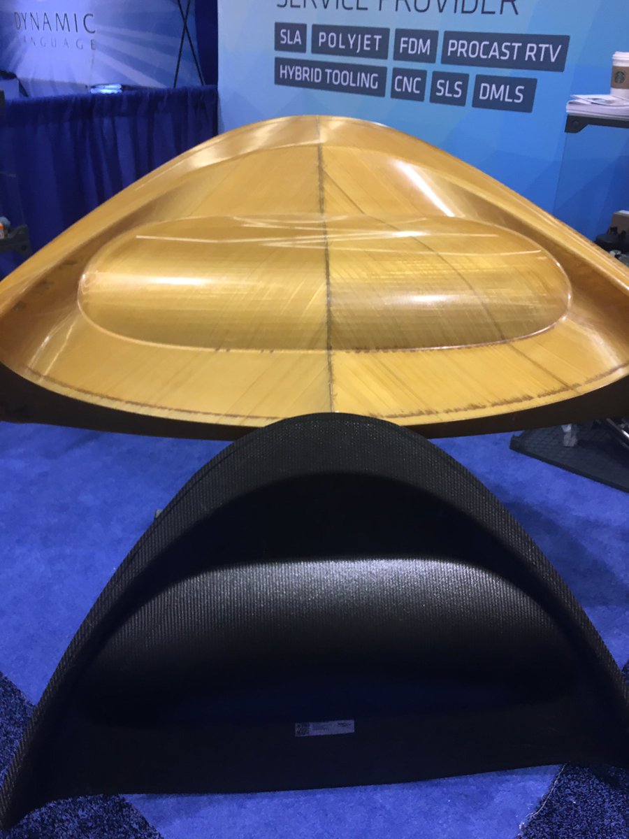Forecast3D's tweet photo. Hey #SAMPE! Come see us in booth B9 to see our massive #3DPrinted composite layup tool! Let's talk #3Dprinting & #MFG! #ultem #sampe17 #fdm https://t.co/S9SeiV7bxK