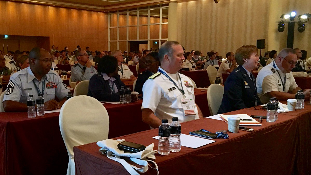 NavyMedicine's tweet photo. Deputy @USNavy Surgeon General in #Singapore: Partnerships critical to
maximizing readiness &amp; health of force #APMHE2017 https://t.co/dDuXWTZzKT
