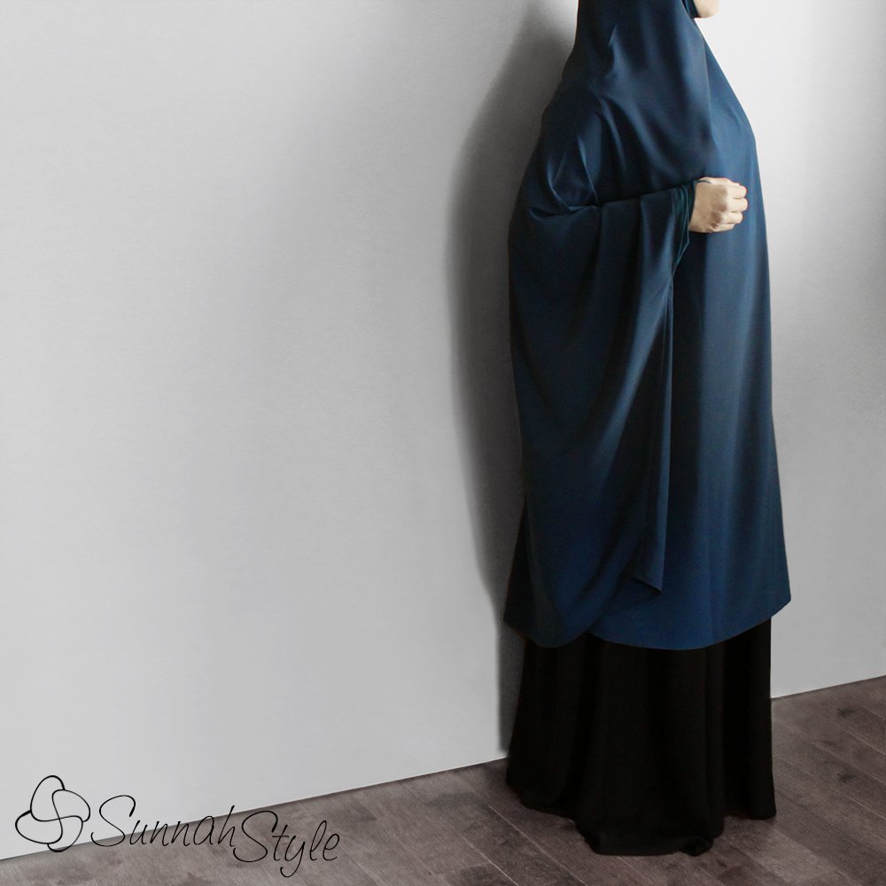 SunnahStyle's tweet photo. Signature Jilbab Top in Pacific Blue paired with our Essentials Sleeveless Abaya in Black https://t.co/oNoUumYiVd #SunnahStyle #sunnahstyled https://t.co/i9O40jc4xJ