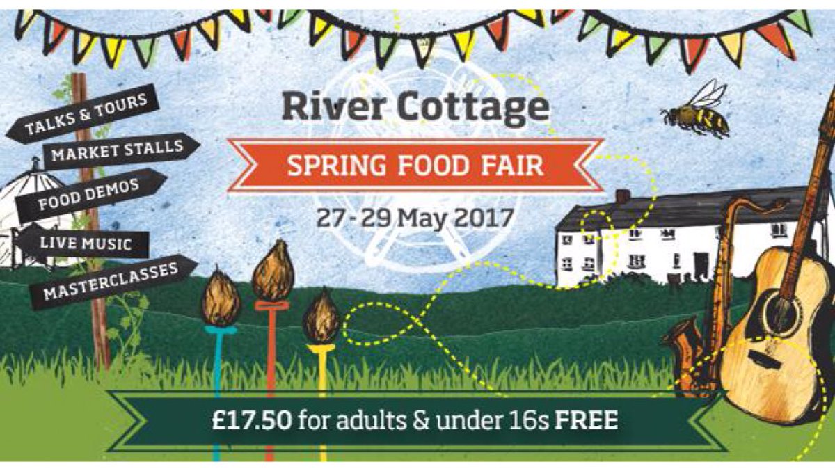 Went last year to @rivercottage #SpringFoodFair over #BankHolidayWeekend @Devon_Hour - recommend this !