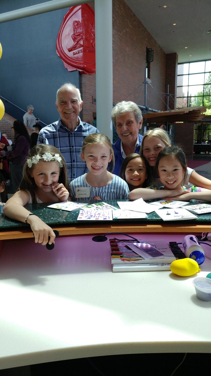 PfefferSue's tweet photo. So happy that my parents​ attended the #EAshowcase @TLPCanada at beautiful @BMO Institute for Learning! Great card making venture in front. https://t.co/IQbRB3Yoz8