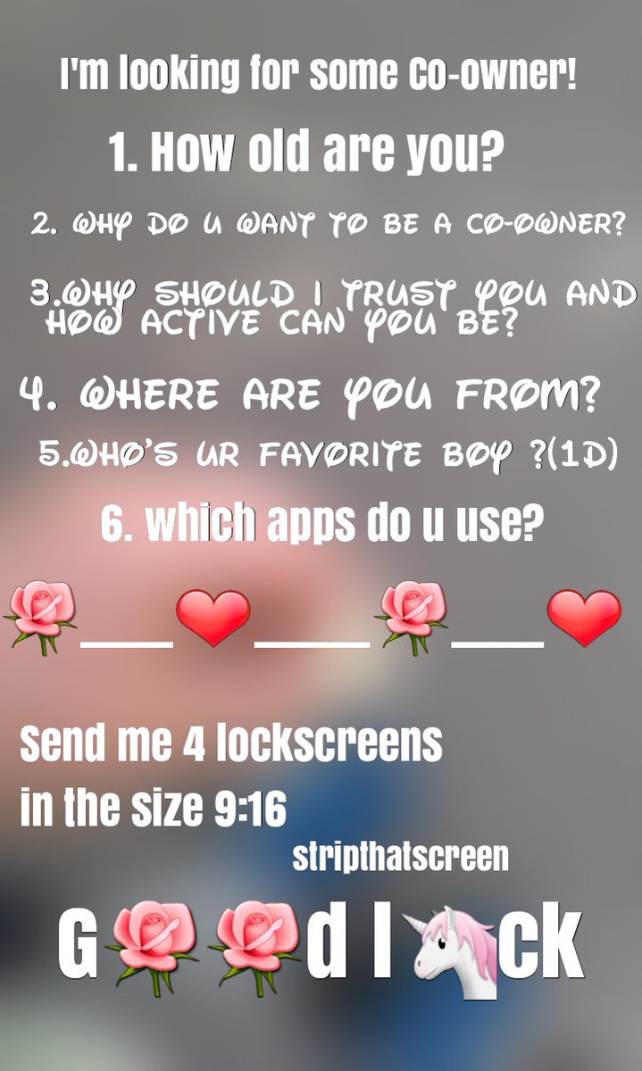 stripthatscreen's tweet image. looking for some Co-owner!
send me a DM with your answers 🌹

good luck!🦄