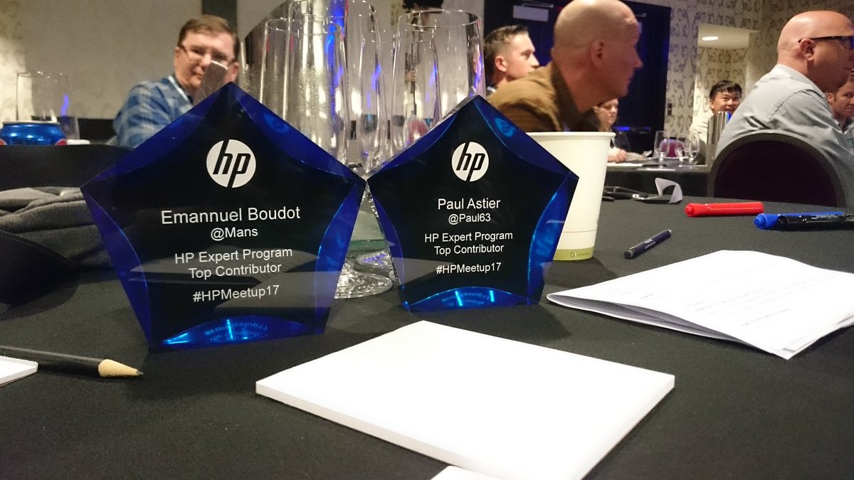 Getfunky's tweet photo. HP experts, French awards. Congrats Guys. #HPMeetup17 https://t.co/MhbfmPAYaM
