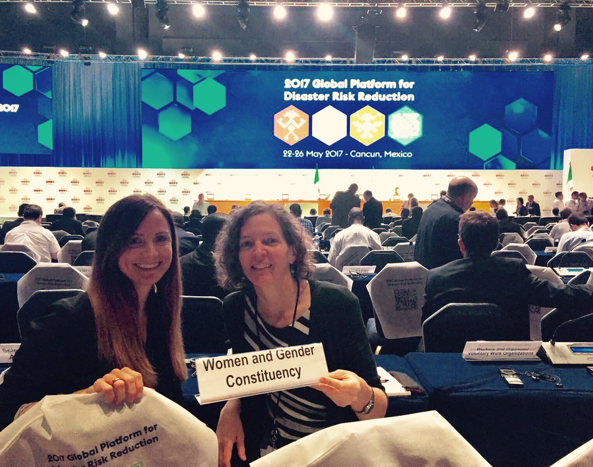 liveresilience's tweet photo. climate change/disasters disproportionately affect women/girls @mercycorps #MEXICOGP2017 #womenDRR #WEDO raising our voices #genderequality https://t.co/FVd54pEfbt