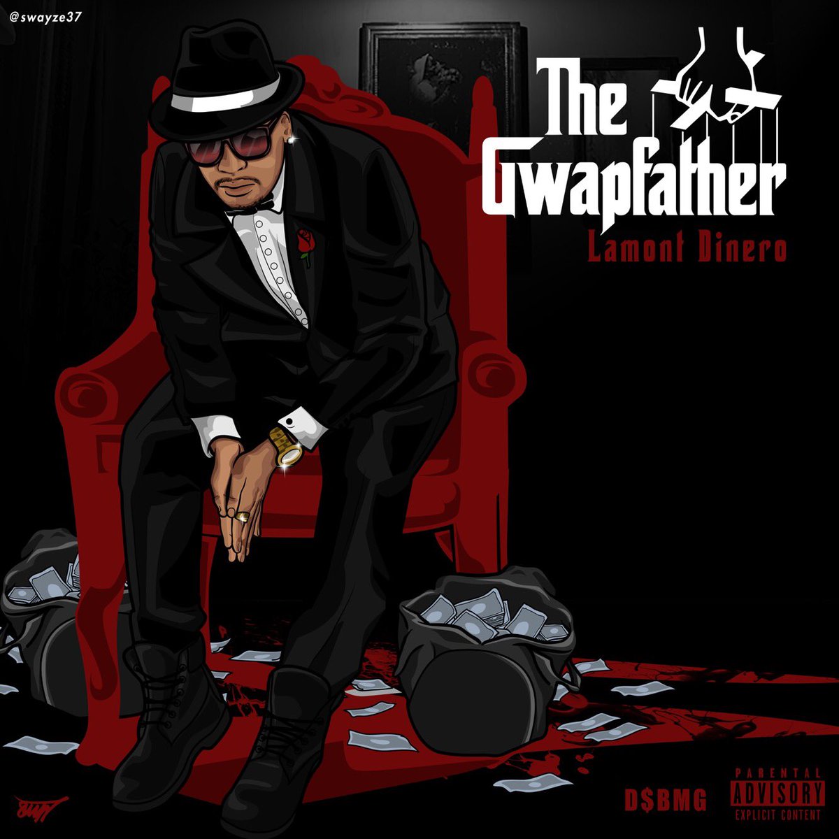 Lamont_Dinero's tweet photo. Fuck it 🖕🏽Y'all Deserve it ☑️💯 So...
I Present to you the Official Cover for "The GwapFather" Like 👍🏾 Comment 🔥🔥 Or 🗑🗑 &amp; Repost 
#TeamGwap🤘🏽 https://t.co/czGIWWTGWK