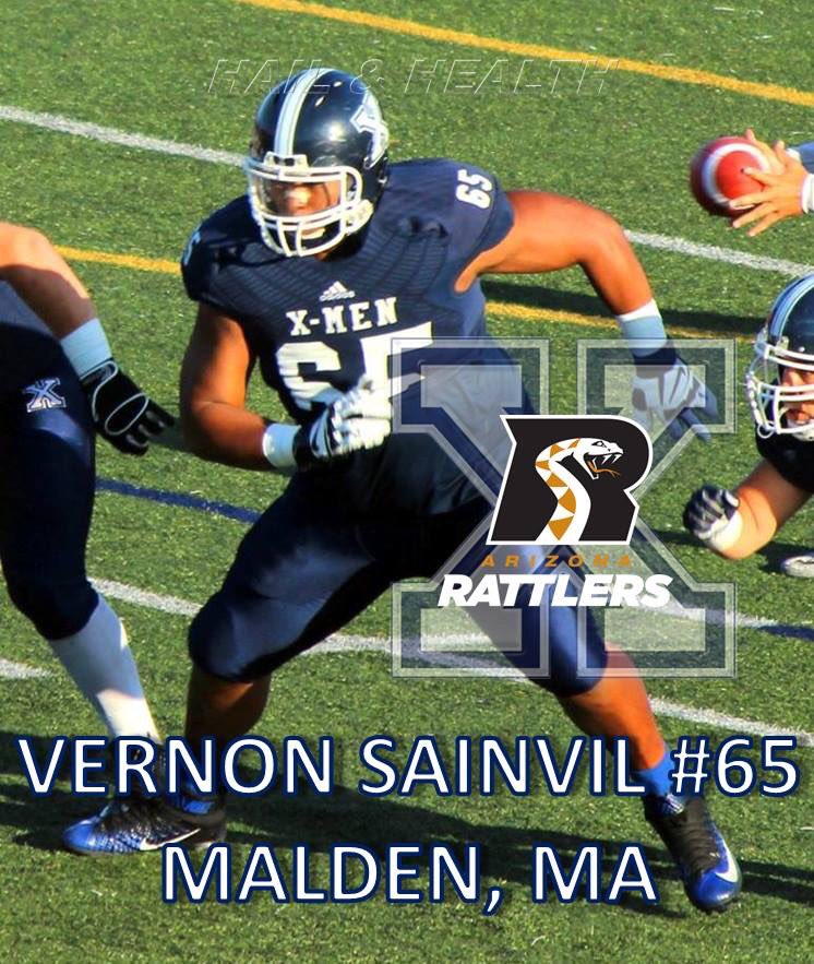 StFXFootball's tweet image. Congratulations to Vernon Sainvil for signing with the Arizona Rattlers of the IFL! 
#HailandHealth
#StFX
#IFL 
#StrikeAsOne