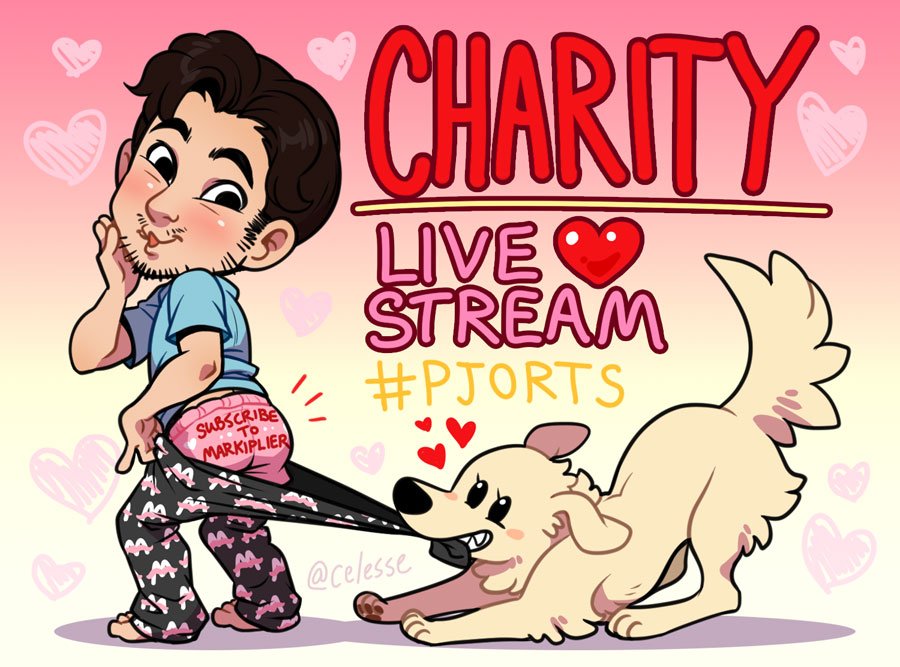 May's Charity Livestream is for @GameChangerOrg! You can also buy these PJ pants haha #PJORTS Pls donate & share https://t.co/326Ep4oD1o 