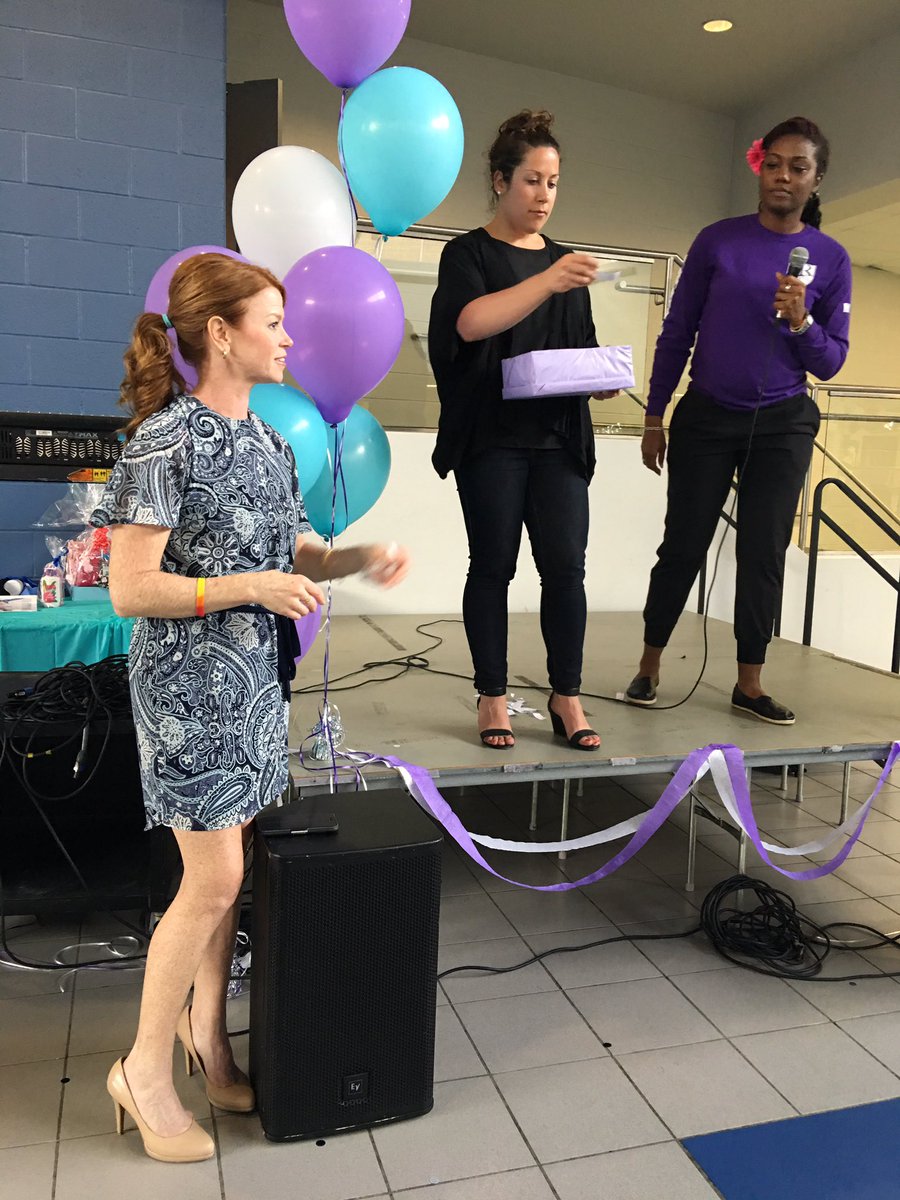 Superintendent Robinson pulling a name for our door prize draw! #LuckyLucky✨✨