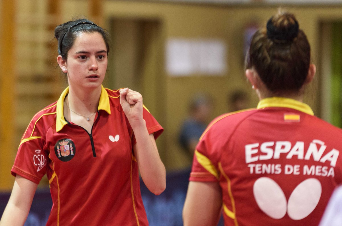 rfetm_tenismesa's tweet photo. 🌟 ¡¡CAMPEONAS!! 🌟 El #TeamESP 🇪🇸 @ana00garcia y @claudiacaymel consiguen la medalla de oro 🥇 tras vencer a 🇵🇷 ▶️ https://t.co/xOTMM8mYNw https://t.co/ZGanI34BKM