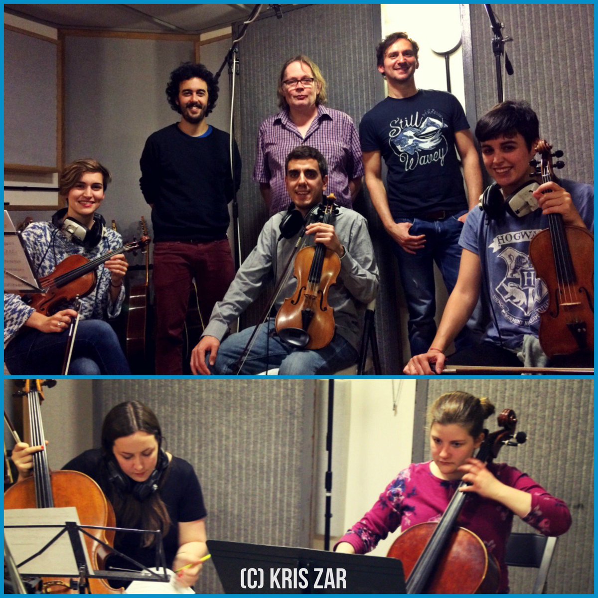 KrisZar's tweet photo. Excellent performance for my #album from @IsbiliaQ &amp; @AliceSophCello, Gabriel Milliet arrangements, recorded by @Andy_Press_Play #strings https://t.co/26DYvhUE2P