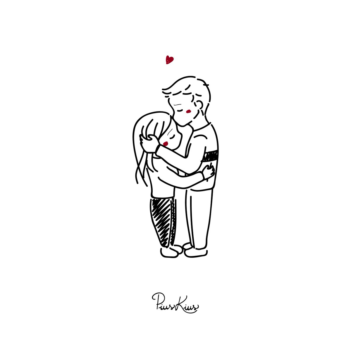 Piuskius Kiss Love Cuple Drawing Draw Illustration Paint Painting Drawing Hug Him Her Distance Piuskius Kiss Love Cuple Drawing Draw Illustration Paint Painting Drawing Hug Him Her Distance