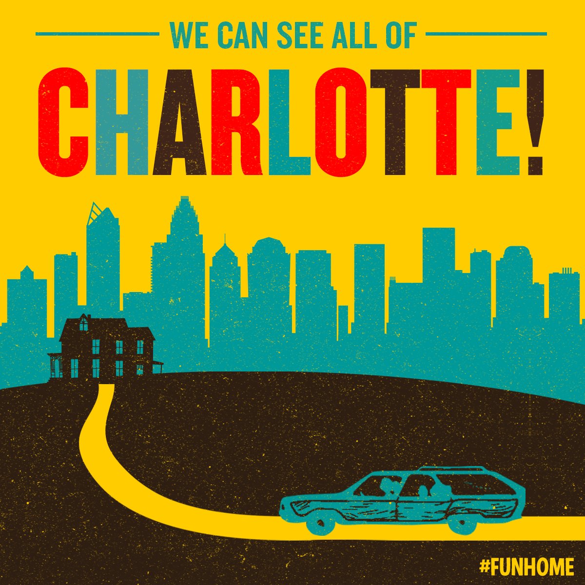 funhomemusical's tweet photo. It's opening night at @blumenthalarts and we can see all of CHARLOTTE! Tickets: https://t.co/g1M2NHHi3M #FunHome https://t.co/BRfIpcuzJi