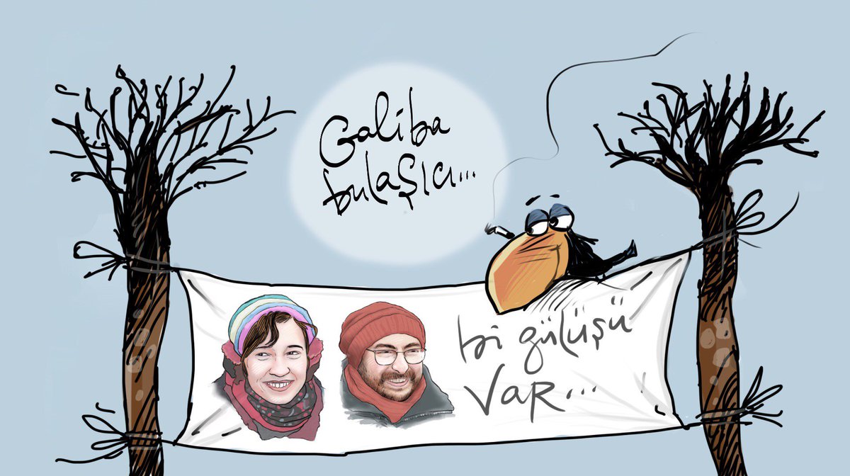 Bir gülüşü var galiba bulaşıcı......