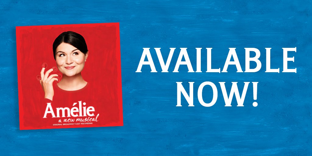 Amélie fans rejoice! The #AmelieBroadway cast recording is AVAILABLE NOW: w.lnk.to/amelie
