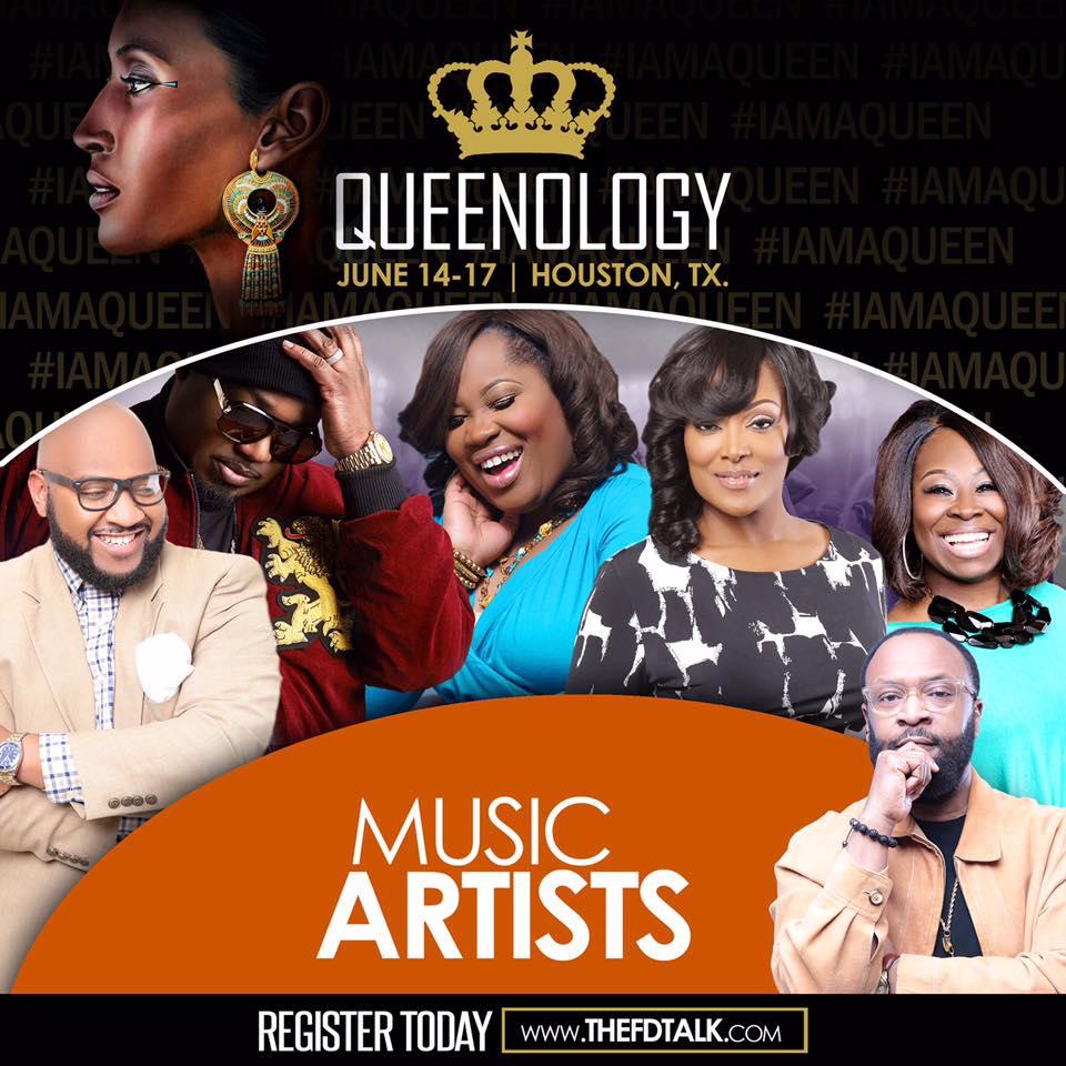 The_FDTalk's tweet photo. QUEENOLOGY Conference! June 14-17 #Houston
Music Guests: @PsalmistRaine @kimchere @_cddixon@Dave_Hollister
Register https://t.co/52BcjQomzx https://t.co/EuDQF3IaWh