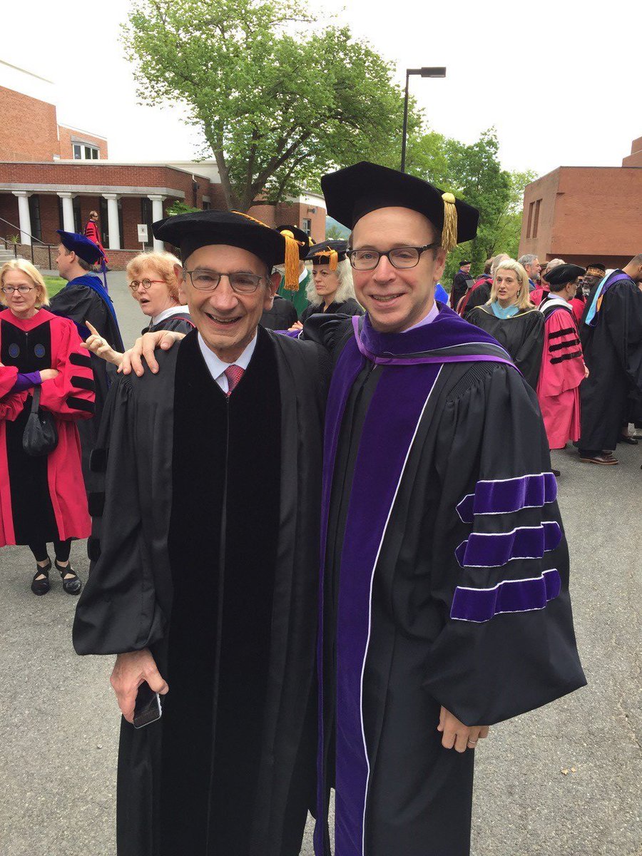 #MazelTov to our Rabbi Emeritus Peter Rubinstein on receiving his honorary degree from @AmherstCollege this past weekend!