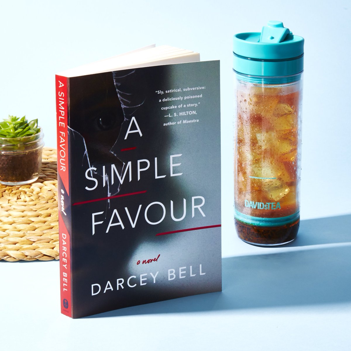 DAVIDsTEA's tweet photo. Love a good thriller? A Simple Favor by @DarceyKBell is the perfect page-turner. Win your copy: https://t.co/Bcr9TmXwIQ @HarperCollinsCA https://t.co/bNJLNwJkIz