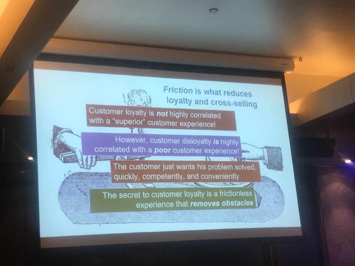 An inspiring presentation from <a href="/DonPeppers/">Don Peppers</a> on the value of a 'frictitionless' customer experience, thanks for the insight Don #cem17