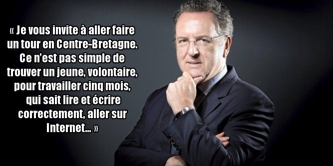 VernetCurtille's tweet photo. #Ferrand
Donc je résume : 
A part son fils,  il n'y a que des illettrés en Bretagne !
Quel mépris du peuple ! 
Et il se dit socialiste !! https://t.co/bmaiR6M0Fo