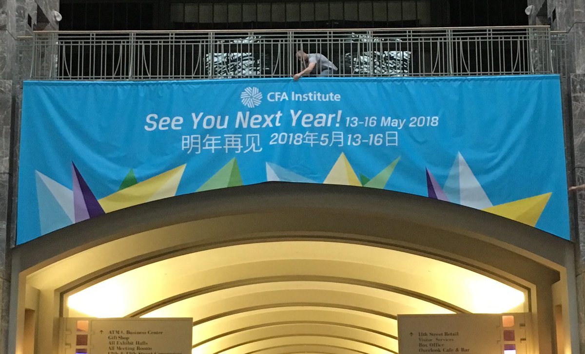 CFAinstitute's tweet photo. The 70th CFA Institute Annual Conference has come to an end. Here's some highlights from the final day #CFAedge https://t.co/UaL58TDiRR