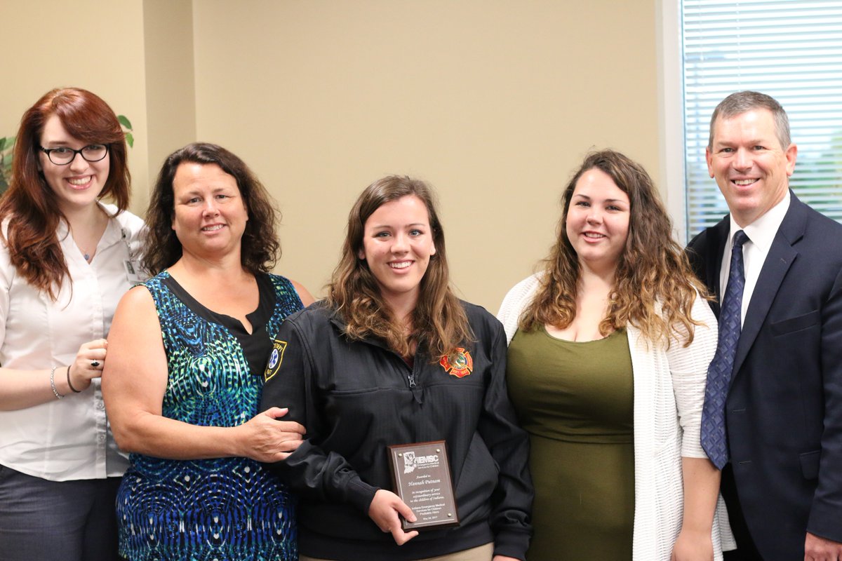 Hannah Putnam, Batesville Fire &amp; EMS honored today for Pre-Hospital Care &amp; Community Advocacy.