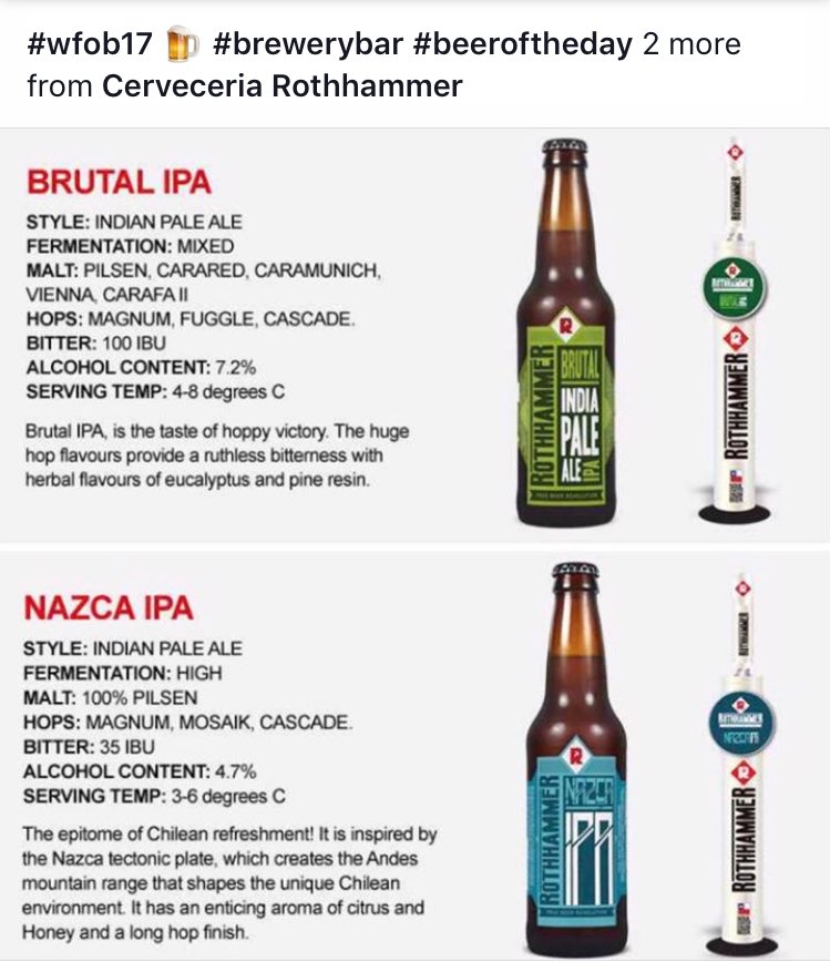 WakefieldBeer's tweet photo. #wfob17 🍺 @RothhammerCraft #beeroftheday https://t.co/OxQN9DWmBA
